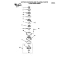 Whirlpool GC2000XP upper housing and flange diagram