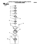 Upper housing and flange