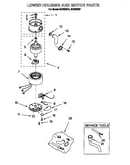 Lower housing and motor