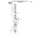 Whirlpool GC3000XE upper housing and flange diagram