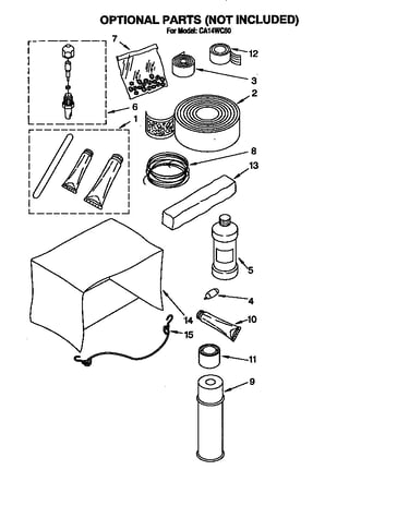 Optional parts (not included)