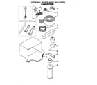 Whirlpool BHAC1400BS1 optional parts (not included) diagram