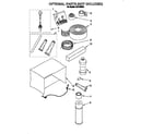 Whirlpool CA14WC51 optional parts (not included) diagram