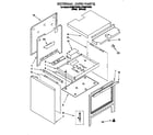 Whirlpool SF380PEWW0 external oven diagram