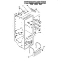 Whirlpool ED22DFXBW00 refrigerator liner diagram