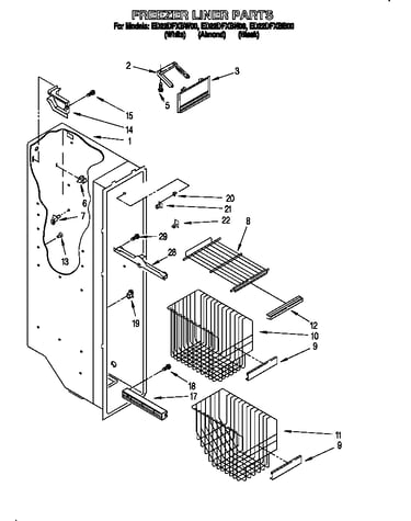 Freezer liner