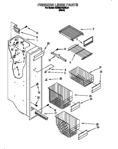 Freezer liner