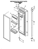 Refrigerator door