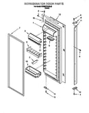 Refrigerator door