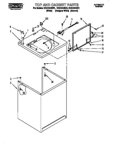 Top & cabinet