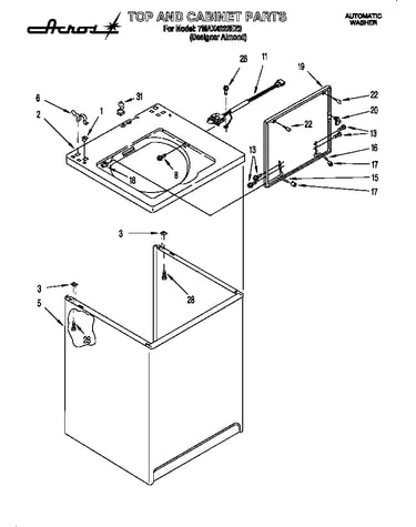 Top & cabinet