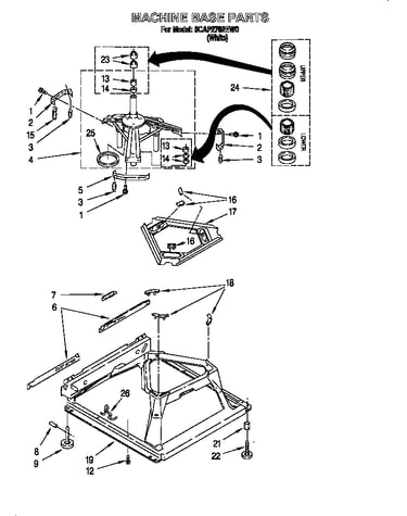 Machine base