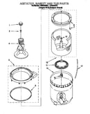 Agitator, basket & tub