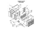 Whirlpool ACM102XF0 cabinet diagram