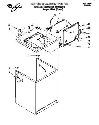 Top & cabinet
