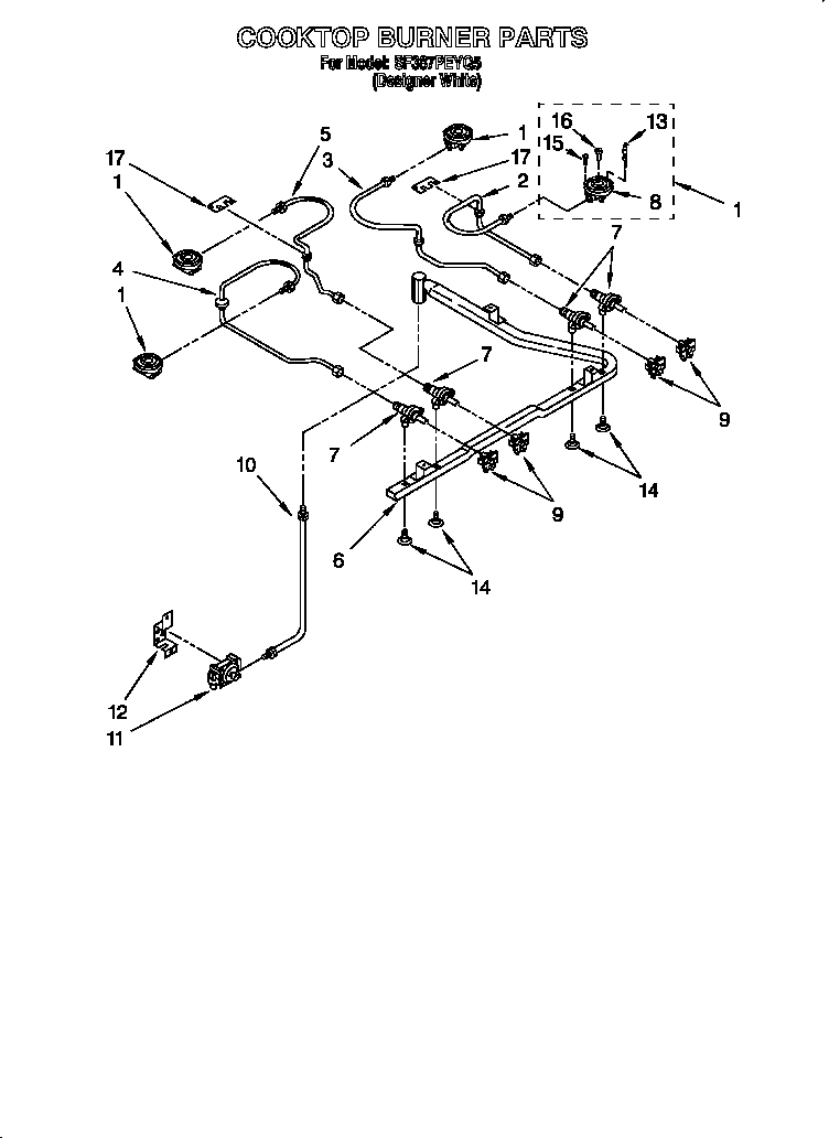 Cooktop burner