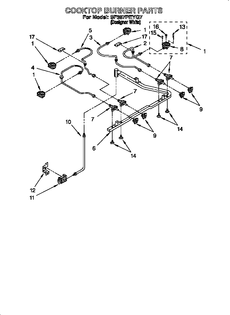 Cooktop burner