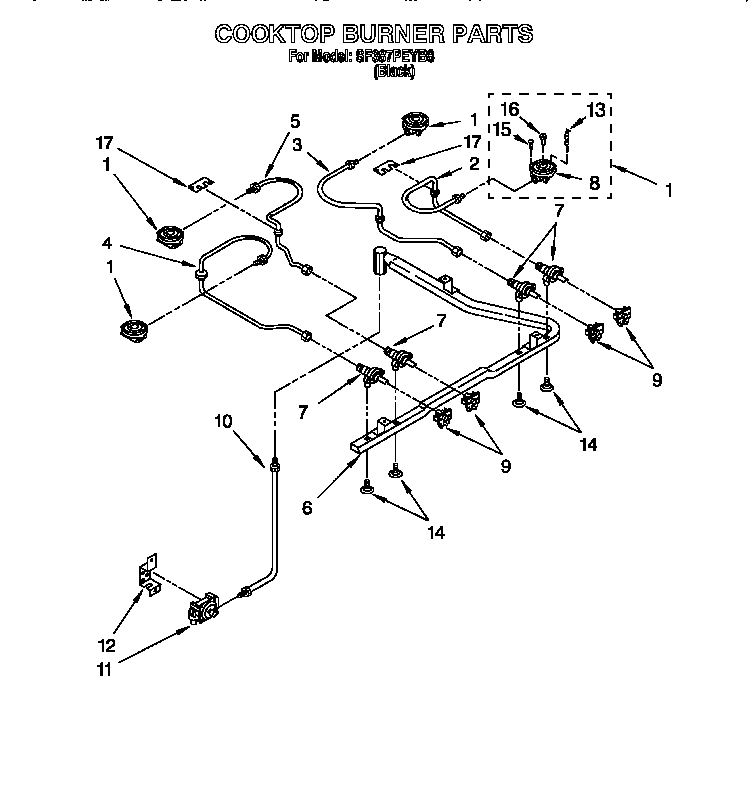 Cooktop burner