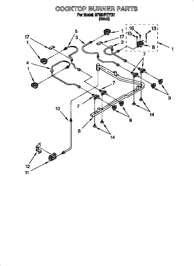 Cooktop burner