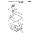 KitchenAid KESS300BWH0 cooktop diagram