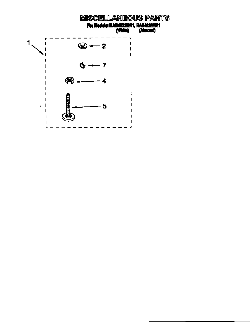 Parts diagram