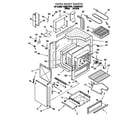 Whirlpool RS385PCBW1 oven body diagram