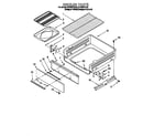 Whirlpool SF325PEEQ0 broiler parts diagram