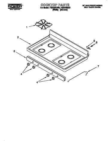 Cooktop parts