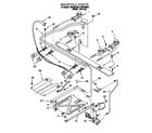 Roper FGS335EN0 manifold parts diagram