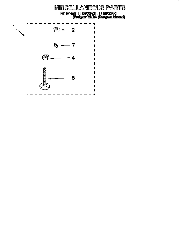 Parts diagram