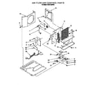 Whirlpool BHAC1200FS0 air flow and control parts diagram