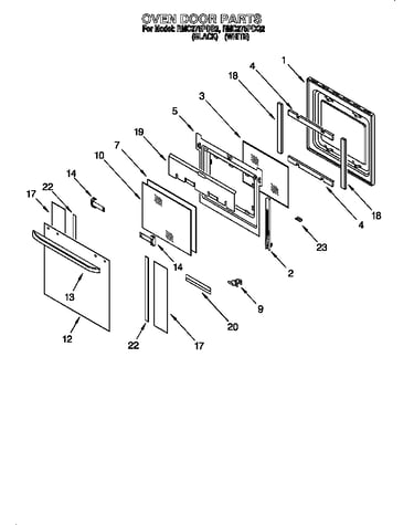 Oven door