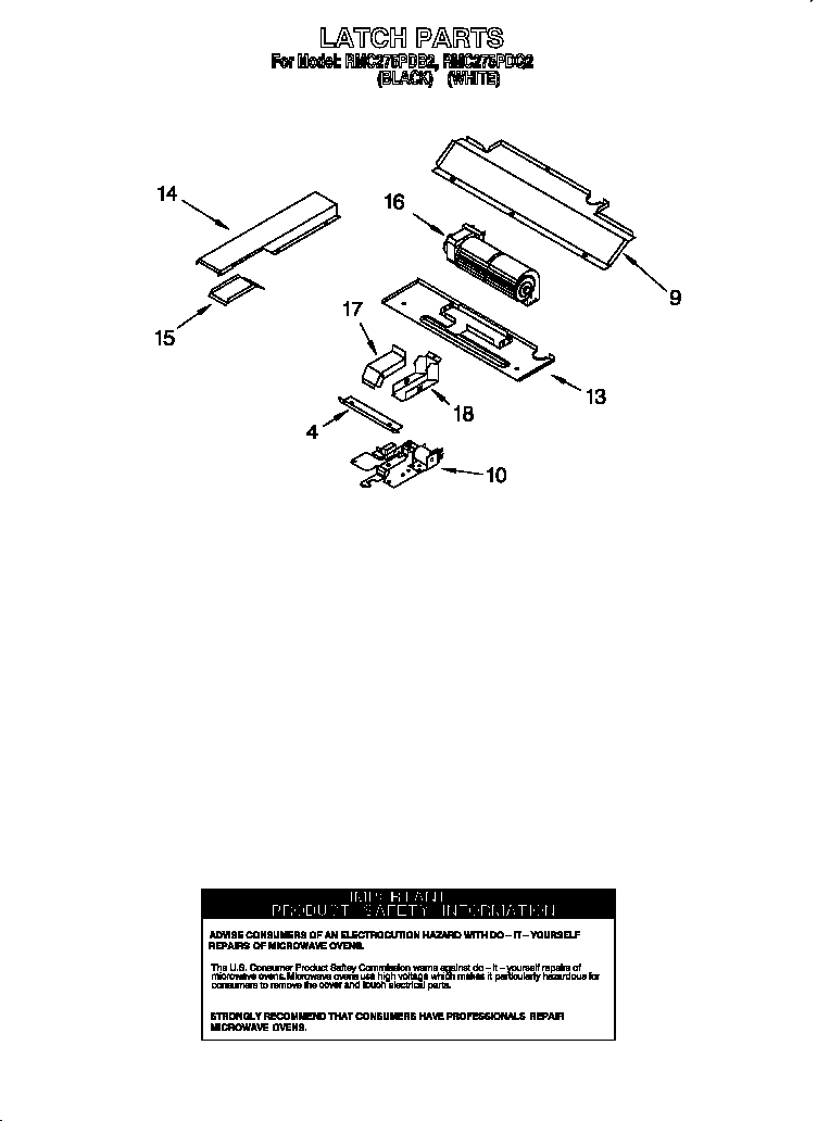 LATCH PARTS