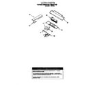 Whirlpool RMC275PDB2 latch parts diagram