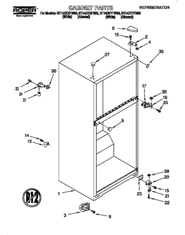 Outer cabinet