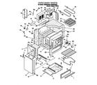 Whirlpool RS386PXEB0 oven body diagram