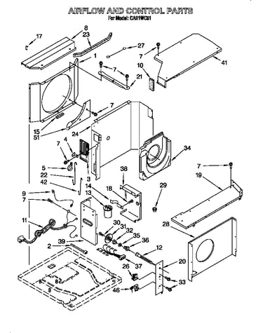 Air flow and control parts