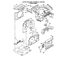 Whirlpool ACQ184XD1 air flow and control parts diagram