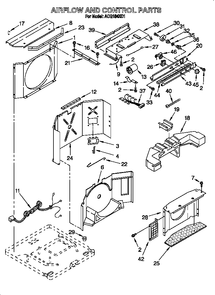 Air flow and control parts