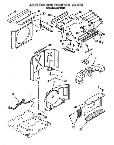 Air flow and control parts
