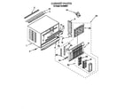 Whirlpool ACQ184XD1 cabinet parts diagram