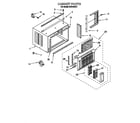 Whirlpool ACQ122XD1 cabinet parts diagram