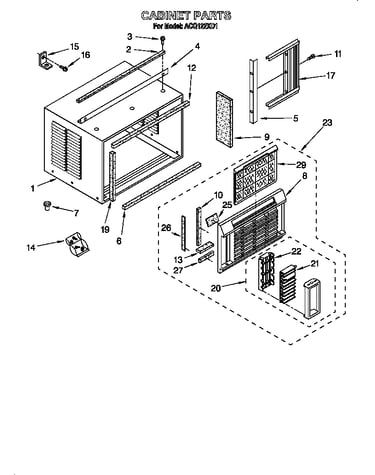 Cabinet parts