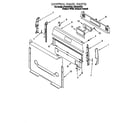 Whirlpool SF372BEEQ0 control panel parts diagram