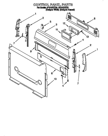 Control panel parts