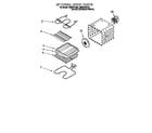 Whirlpool RBS277PDQ1 internal oven parts diagram