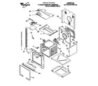 Whirlpool RBS307PDB1 oven parts diagram