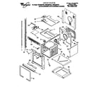Whirlpool RBD306PDB1 oven parts diagram