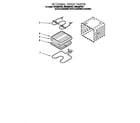 Whirlpool RBD306PDB1 internal oven diagram