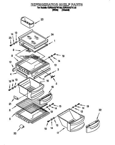 Refrigerator shelves